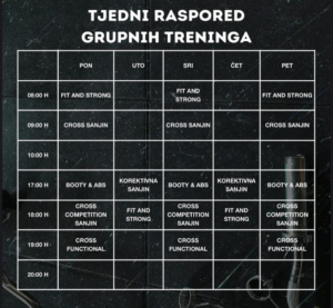 GRUPNI TRENINZI / GROUP TRAININGS - Legacy Gym
